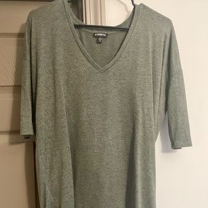 Small Olive Green Light Weight Sweater Perfect For Work Or A Trip To The Patch